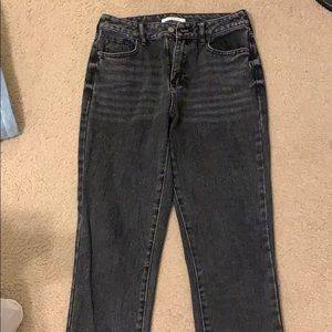 Black wash jeans